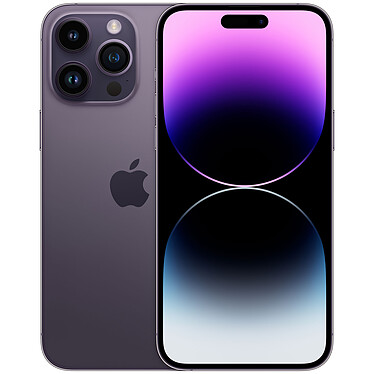 Apple iPhone 14 Pro Max 128 Go Violet Intense Smartphone 5G-LTE IP68 Dual SIM - Apple A16 Bionic Hexa-Core - Ecran Super Retina XDR OLED 6.7" 1290 x 2796 - 128 Go - NFC/Bluetooth 5.3 - iOS 16