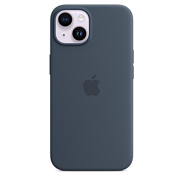 Funda de silicona Apple con MagSafe Azul tempestad iPhone 14