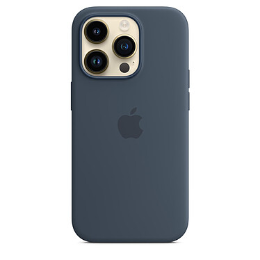 Custodia Apple in silicone con MagSafe Blu Tempesta per iPhone 14 Pro
