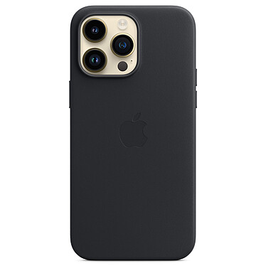 Custodia in pelle Apple con MagSafe Mezzanotte per iPhone 14 Pro Max