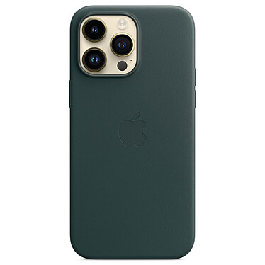 Custodia in pelle Apple con MagSafe Verde Foresta per iPhone 14 Pro Max