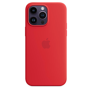 Custodia Apple in silicone con MagSafe Product (RED) per iPhone 14 Pro Max