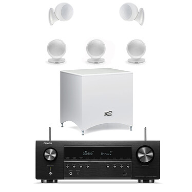 Denon AVC-S660H + Cabasse Alcyone 2 Pack 5.1 White