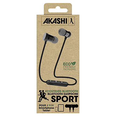 Acheter Akashi Ecouteurs Bluetooth Stéréo avec Micro Noir