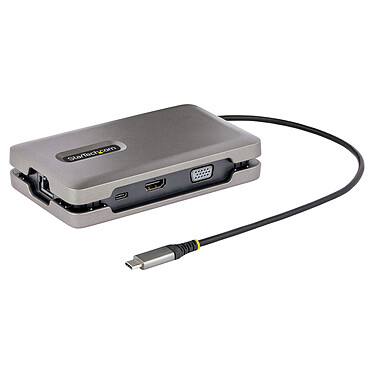StarTech.com Adaptateur multiport USB-C 3.1 - HDMI/USB-C/VGA - Power Delivery 100 W
