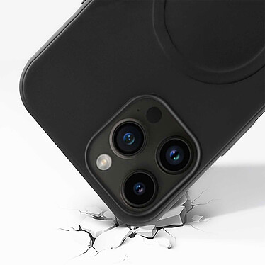 Acheter Akashi Coque Protection MagSafe Silicone Noir iPhone 14 Pro