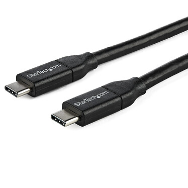 StarTech.com 1m USB-C to USB-C with 5A Power Delivery - USB 2.0 - Black