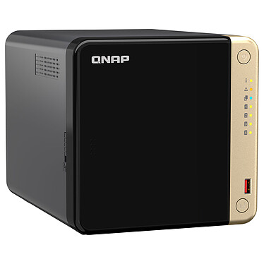 QNAP TS-464-8G Serveur NAS 4 baies avec 8 Go de RAM avec processeur Quad-Core Intel Celeron N5095 (sans disque dur)