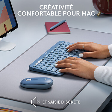 Avis Logitech K380 Multi-Device Bluetooth Keyboard for Mac (Myrtille)