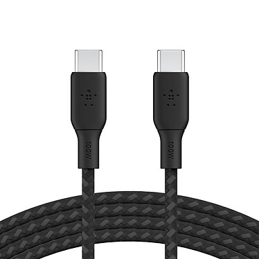 Cable USB-C Belkin 100W 2m (Negro)