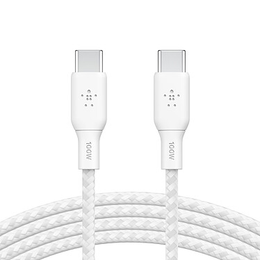 Belkin USB-C Cable 100W 3m (White)