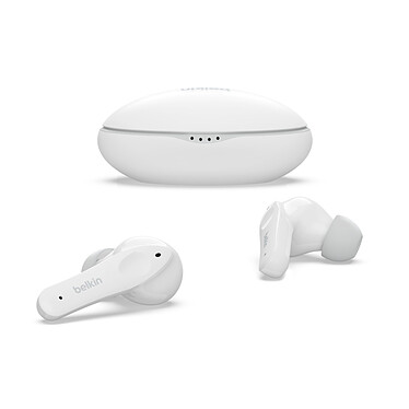 Review Belkin SOUNDFORM Nano - Earbuds for Kids - 85dB Limit for Ear Protection (White)