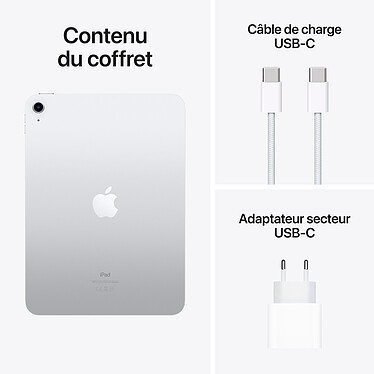 Apple iPad (2022) 64 Go Wi-Fi Argent pas cher