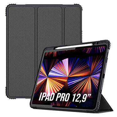 Funda Folio Stand Akashi Negra iPad Pro 12.9" 2018/2020