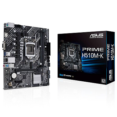ASUS PRIME H510M-K Carte mère Micro ATX Socket 1200 Intel H510 Express - 2x DDR4 - M.2 PCIe 3.0 - USB 3.0 - PCI-Express 4.0 16x