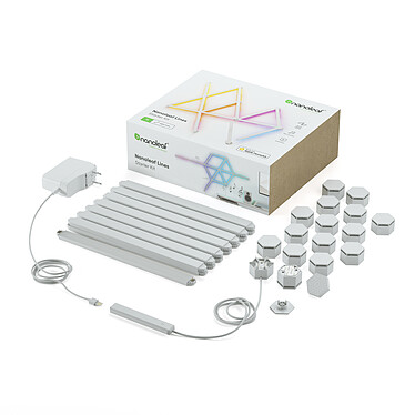Nanoleaf Lines Starter Kit (15 pièces) pas cher