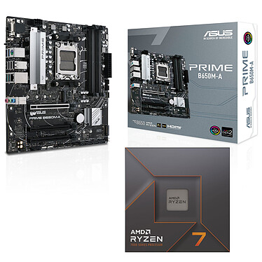 Kit di aggiornamento PC AMD Ryzen 7 7700X ASUS PRIME B650M-A