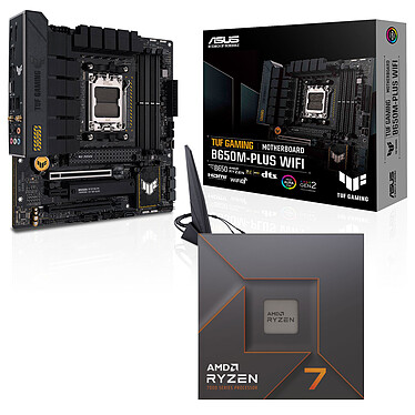 Kit di aggiornamento PC AMD Ryzen 7 7700X ASUS TUF GAMING B650M-PLUS WIFI