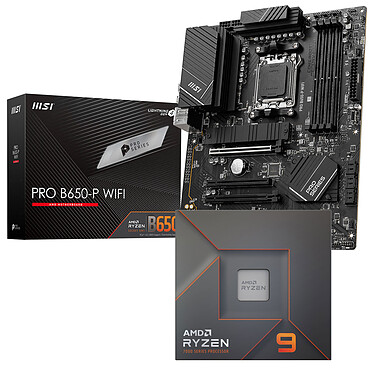 Kit di aggiornamento PC AMD Ryzen 9 7900X MSI PRO B650-P WIFI