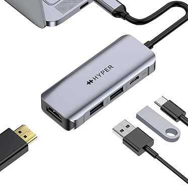 Comprar Hyper Hub USB Tipo-C 4 en 1