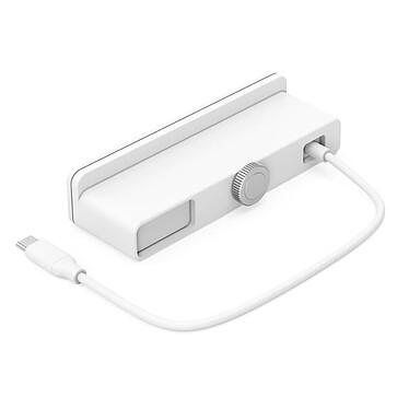 Nota Hub USB-C HyperDrive 5-in-1 per iMac 24" - Bianco
