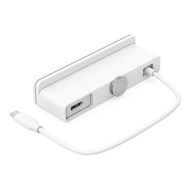 Nota Hub USB-C HyperDrive 6-in-1 per iMac 24" - Bianco