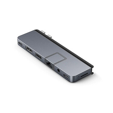Hyper Hub USB-C Duo Pro 7-in-2 HyperDrive - Grigio