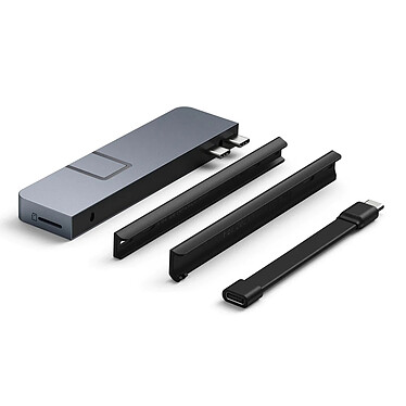 Opiniones sobre Hyper Hub USB-C Duo Pro 7-en-2 HyperDrive - Gris