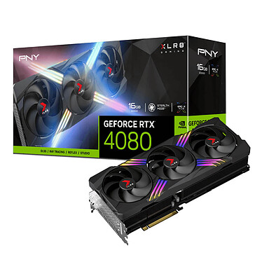 PNY GeForce RTX 4080 16GB XLR8 Gaming Verto EPIC-X RGB Triple Ventilador