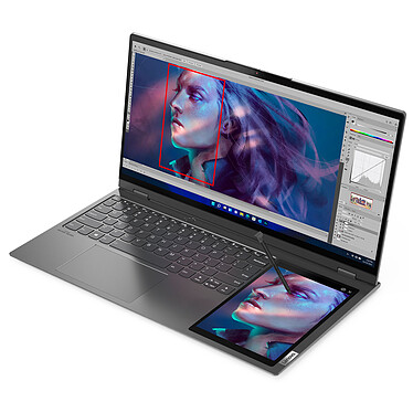 Lenovo ThinkBook Plus G3 IAP (21EL000FFR) Intel Core i5-12500H 16 Go SSD 512 Go 17.3" LED Tactile 120 Hz Wi-Fi 6E/Bluetooth Webcam Windows 11 Professionnel
