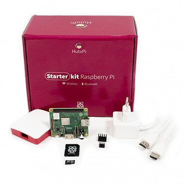 Hutopi Starter Kit Raspberry Pi 3 B+ 1 Go