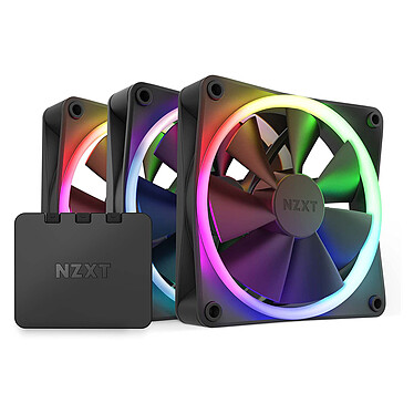 Pack triple NZXT F120 RGB (Negro)