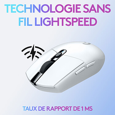 Avis Logitech G G305 Lightspeed Wireless Gaming Mouse (Blanc)