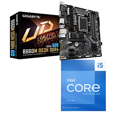 Kit Upgrade PC Intel Core i5-13600KF Gigabyte B660M DS3H DDR4