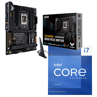 Kit de actualización para PC Intel Core i7-13700KF ASUS TUF GAMING B660-PLUS WIFI D4