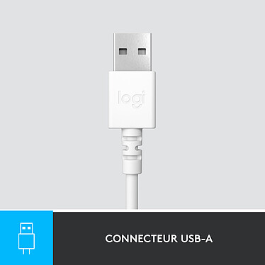Auriculares USB Logitech H390 (Blanco hueso) a bajo precio