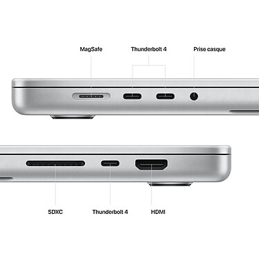 Acheter Apple MacBook Pro M2 Pro 16" Argent 32Go/1To (MNWD3FN/A-32GB)