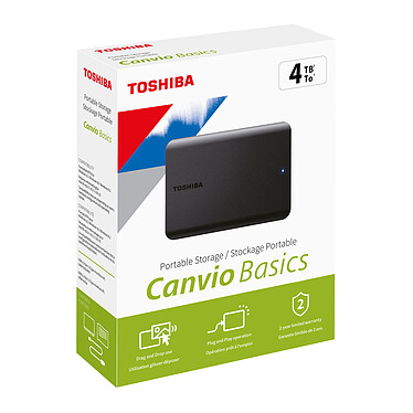 Toshiba Canvio Basics 2022 4 To Noir  pas cher