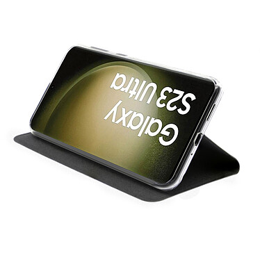 Acheter Akashi Etui Folio Porte Carte Noir Samsung Galaxy S23 Ultra