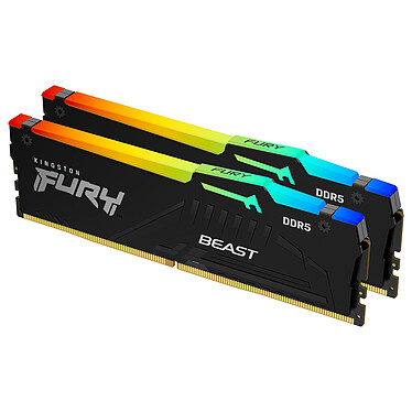 Kingston FURY Beast RGB 64GB (2 x 32GB) DDR5 6000 MHz CL36