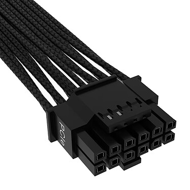 Review Corsair 600W 12+4 pin PCIe Gen 5 cable - Black