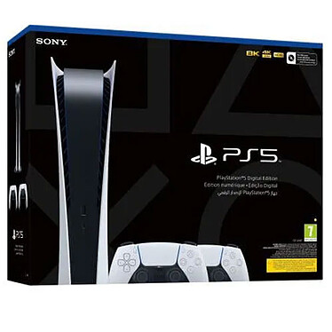 Sony PlayStation 5 Edición Digital + 2º Mando DualSense
