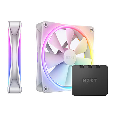 NZXT F140 RGB Duo Double Pack (Bianco)