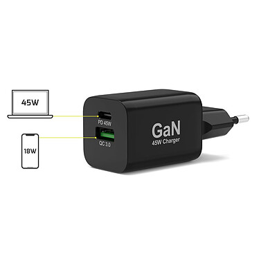 cheap PORT Connect 45W USB-C Power Delivery / USB-A Combo Charger