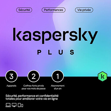 Kaspersky Anti-Virus 2023 Plus - Licence 3 postes 1 an