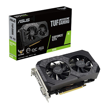 ASUS TUF Gaming GeForce GTX 1650 V2 OC Edition 4GB GDDR6  4 Go GDDR6 - HDMI/DisplayPort/DVI - PCI Express (NVIDIA GeForce GTX 1650)