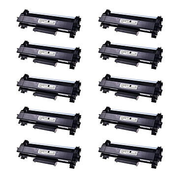 Méga pack 10 toners compatibles Brother TN-2420 (Noir) Pack de 10 Toners noir compatible Brother TN-2420 (3000 pages à 5%)