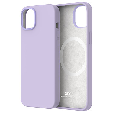 QDOS Custodia Pure Touch con Snap Lavender per iPhone 14 Plus