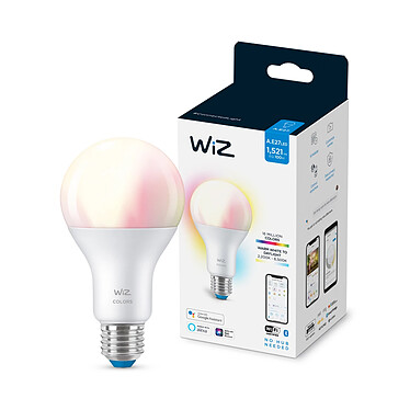 Opiniones sobre Bombilla conectada WiZ LED RGB/Blanco 13 W (eq. 100 W) A67 E27