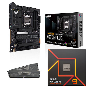 Kit di aggiornamento PC AMD Ryzen 9 7900X 32 GB ASUS TUF GAMING X670E-PLUS